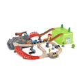 Produktbild: Hape Eisenbahn-Baukasten-Set