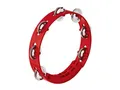 Produktbild: Nino Percussion Compact Tambourine Instrument - Musikinstrument für Kinder ab 3 Jahren - Durchmesser 8 Zoll - Kunststoff, Rot (NINO49R)