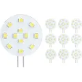 Produktbild: 10x LED Lampe G4 warmweiß 3W / 20W 200lm GU4 Leuchtmittel 12V Stiftsockel SEBSON
