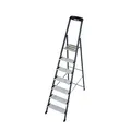 Produktbild: KRAUSE Stehleiter einseitig Securo schwarz 7 Stufen, H: 230,0 cm