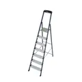 Produktbild: KRAUSE Stehleiter einseitig Securo schwarz 7 Stufen, H: 230,0 cm