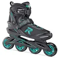 Produktbild: Roces Damen Inliner Icon, Black/Aqua, 42, 400822-001