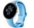 Produktbild: Google Pixel Watch 2 WiFi 41mm Smartwatch Uhr Silver Bay Silber Blau