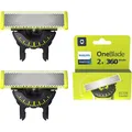 Produktbild: Philips OneBlade Original 360-Klingen, (Modell QP420/60), 2er-Pack
