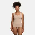 Produktbild: Creamy Fabrics Miederbody Shaping Unterhemd-Beige-M (1-tlg) beige|braun M
