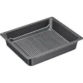 Produktbild: Bosch HEZ633070 Zubehör für Backöfen, Profi-Pfanne mit Rost, anthrazit emailliert, Made in Germany