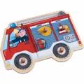 Produktbild: HABA Greifpuzzle Feuerwehrauto, Kinderpuzzle, Puzzle, Kinder, ab 12 Monaten
