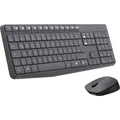Produktbild: Logitech MK235 Funk Tastatur, Maus-Set Spritzwassergeschützt Deutsch, QWERTZ ...