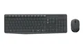 Produktbild: Tastatur-Maus-Set Logitech Desktop MK235 Wireless Schwarz kabellos USB QWERTZ