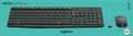 Produktbild: Logitech Set Maus und Tastatur MK235 Wireless kabellos anthrazit 920-007905