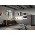 Produktbild: Held Eckküche Turin, Grau, Eiche Wotan, Holzwerkstoff, 1 Schublade(n),6 Schublade(n) Schubladen, seitenverkehrt montierbar, nur wie online abgebildet bestellbar, 360x240 cm, Made in Germany, links aufbaubar, rechts aufbaubar, Küchen, Eckküchen, Eckküchen mit Geräte