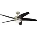 Produktbild: Westinghouse Deckenventilator mit Beleuchtung und Fernbedienung Bendan Chrom - Silber