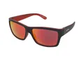 Produktbild: Alpina Kacey Damen Rechteckig Schwarz Matt Rot Spiegel Gr. 70 mm