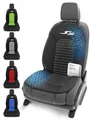 Produktbild: Walser Car Comfort Auto-Sitzauflage S-Race, Sitzkissen-PKW, Universal Sitzschoner, Vordersitze, Sitzunterlage- schwarz