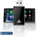 Produktbild: AutoSky CarPlay & Android Auto Adapter – Kabellos, Plug & Play, kompatibel mit werkseitigem CarPlay