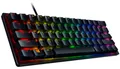 Produktbild: Razer Huntsman Mini, Kabelgebunden, USB, Optomechanischer Schlüsselschalter, QWERTZ, RGB-LED, Schwarz