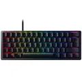 Produktbild: Razer Huntsman Mini Schwarz 60% Gaming-Tastatur, Optische Red-Switches (Linear/Leise), USB-C, 1000 Hz Abtastrate