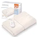 Produktbild: Sanitas SWB 20 Wärmeunterbett aus Vlies | mit Sicherheitssystem und 3 Temperaturstufen | einfache Fixierung auf Bett und Matratze | Waschbar bei 30⁰ | 150 x 80 cm, Beige