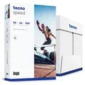 Produktbild: tecno speed weiß Kopierpapier A4 80g/m2 - 1 Karton (2.500 Blatt)
