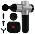 Produktbild: Axion Massagepistole Kraftwerk Massagegerät, Massage Gun zur Muskellockerung, Set, und entspannenden Massage, USB-C Ladekabel, Vibrationsmassagegerät