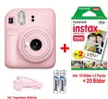 Produktbild: Fujifilm Instax Mini 12 blossom pink  inkl. 1x einen Doppelpack = 2x 10 Bilder