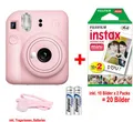 Produktbild: Fujifilm Instax Mini 12 blossom pink  inkl. 1x einen Doppelpack = 2x 10 Bilder