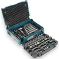 Produktbild: Makita Werkzeugset Bit-Sortiment Steckschlüssel E-08713 120-tlg. Schlagnüsse