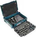 Produktbild: Makita Handwerkzeug-Set Schwarz/Blau, 39,5 x 120 Teile