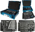 Produktbild: Makita Werkzeug-Set mit Handwerkzeugen + Zubehör im Koffer (120-teilig) E-08713