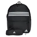 Produktbild: adidas Unisex Classic Horizontal 3-Streifen Rucksack Black/White 1 Größe