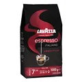 Produktbild: Lavazza, Espresso Aromatico, Arabica & Robusta Kaffeebohnen, Ideal für Espressomaschinen, Schokolade & Trockenfrüchte Aromen, Aromatischer Geschmack, Intensität 7/10, Leichte Röstung, 1kg Packung
