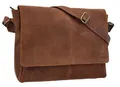 Produktbild: Gusti Ledertasche Herren Reign | Handgefertigte Umhängetasche Herren Leder für Alltag & Büro I Pflanzlich gegerbtes & langlebiges Ziegenleder