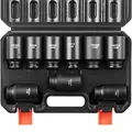 Produktbild: 1/2 Zoll Steckschlüsselsatz CRVlegierter Stahl 9tlg Steckschlüssel Satz 2938 ...