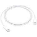 Produktbild: Apple USB-Kabel USB-C® Stecker, Apple Lightning Stecker 1.00 m Weiß MUQ93ZM/A