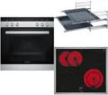 Produktbild: Siemens - Herdset EQ111KS01B - Einbau - Edelstahl - Glaskeramik - Modern