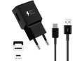 Produktbild: Samsung EP-TA200 Power Adapter + USB-C Kabel schwarz