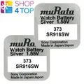 Produktbild: 2 MURATA 373 SR916SW BATTERIEN SILBEROXID 1.55V UHRENBATTERIE SONY ED 2026 NEU
