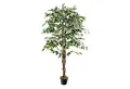 Produktbild: Kunstbaum Ficus Benjamin, COSTWAY, Höhe 160 cm, mit 1008 Blättern & Topf