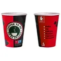 Produktbild: Kaffeebecher – TO GO Rot/Schwarz 200 ml - 1000 Becher
