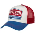 Produktbild: Stetson Highway Trucker Cap Snapback Baumwolle Herren Sommer Winter blau-rot One Size Small