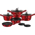 Produktbild: BerlingerHaus Metallic pot set 10 elements (BH/1222) (20 cm, Pfannenset + Topfset, Aluminiumguss) (BH/1222)