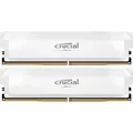 Produktbild: Crucial Pro OC Weiß 64GB Kit 2x32GB DDR5-6000 CL40 UDIMM Gaming-Arbeitsspeicher - Unterstützt Intel XMP 3.0 und AMD EXPO