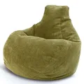Produktbild: Green Bean Sitzsack, Grün, Textil, Oval, 80x90x90 cm, Hergestellt in Deutschland, Wohnzimmer, Hocker, Sitzsäcke, XXL Sitzsäcke