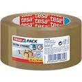 Produktbild: tesa Verpackungsklebeband Leise abrollbar tesapack Ultra Strong Braun 50 mm (B) x 66 m (L) PVC (Polyvinylchlorid)