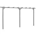Produktbild: vidaXL Garten-Pergola Grau 400x40x205 cm Imprägniertes Kiefernholz