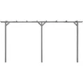 Produktbild: vidaXL Garten-Pergola Grau 400x40x205 cm Imprägniertes Kiefernholz