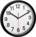 Produktbild: TFA 60.3538.01 Analoge Funk-Wanduhr schwarz