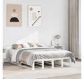 Produktbild: vidaXL Bett, Massivholzbett ohne Matratze Weiß 140x200 cm Kiefernholz