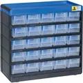 Produktbild: Fp - Allit 464620 Kleinteilmagazin Varioplus Pro 29/50 (b X H X T) 300 X 285 X 135 Mm Schwarz, Blau 1 S