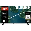 Produktbild: Telefunken Fernseher 32 Zoll Smart TV powered by TiVo HD, HDR TV mit Triple-Tuner und 6 Monate HD+